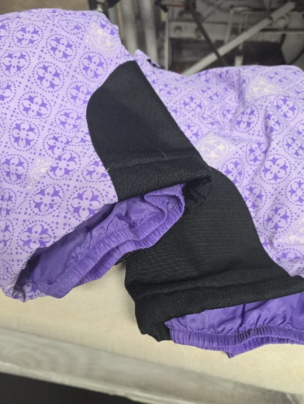 Columbia Lavender Patterned Kids Snow Bib Overalls
